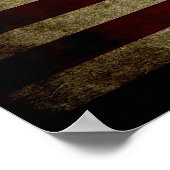 Poster Drapeau américain (Coin)