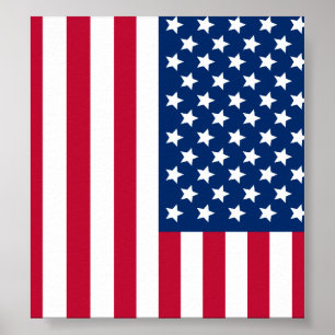 Poster Drapeau américain