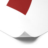 Poster Drapeau américain (Coin)