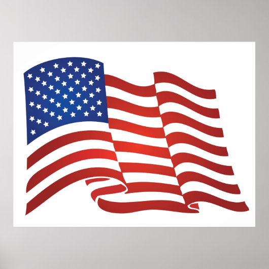 Poster Drapeau américain (Devant)