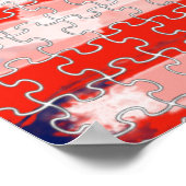 Poster Drapeau américain (Coin)