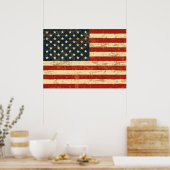 Poster Drapeau américain (Cuisine)