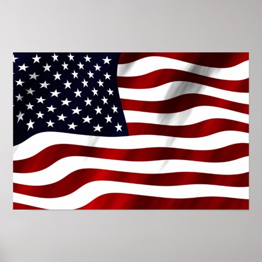 Poster Drapeau Américain (Devant)