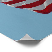 POSTER DRAPEAU AMÉRICAIN (Coin)