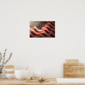 Poster Drapeau américain (Cuisine)
