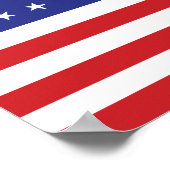 Poster Drapeau américain 13 étoiles (Coin)