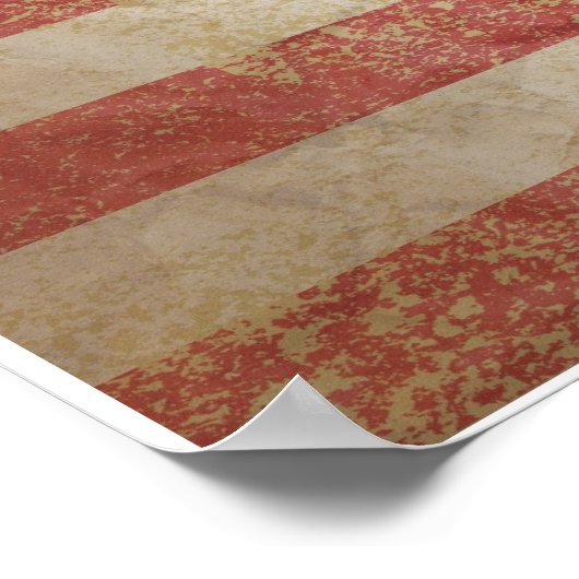 Poster Drapeau américain 1776 (Coin)