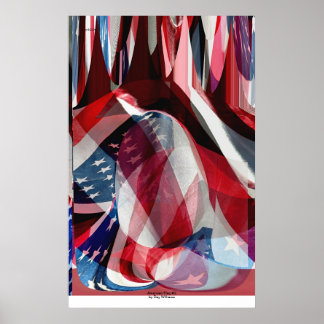 Poster Drapeau américain #2