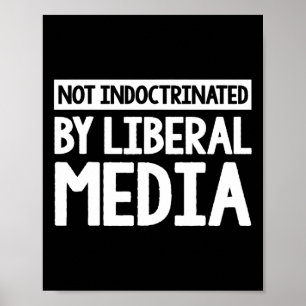 Poster Drapeau américain anti-woke conservateur républica
