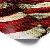 Poster Drapeau américain-Camouflage par Shirley Taylor (Coin)