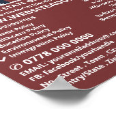 Poster Drapeau américain, Campagne politique (Coin)