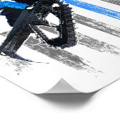 Poster Drapeau Américain Chemise Motoneige Hommes Motonei (Coin)