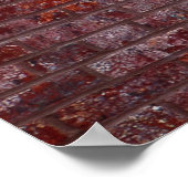 Poster Drapeau américain dans la fenêtre (Coin)