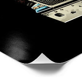 Poster Drapeau américain de camionnette pour voiture patr (Coin)