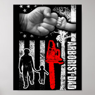 Poster Drapeau américain de papa aborigène vintage Drapea