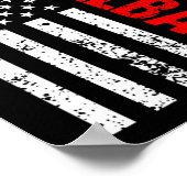 Poster Drapeau américain de Pickleball (Coin)