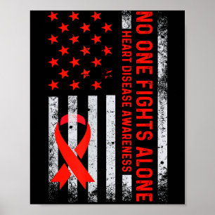 Poster Drapeau américain des États-Unis Pas de combat seu