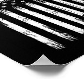 Poster Drapeau américain du joueur de pool (Coin)