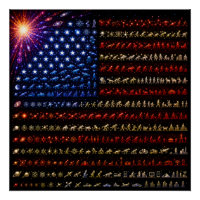 Drapeau américain évolution | Big Bang à l'humanit