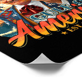 Poster Drapeau Américain G 2025 Du Golfe Des Etats-Unis E (Coin)