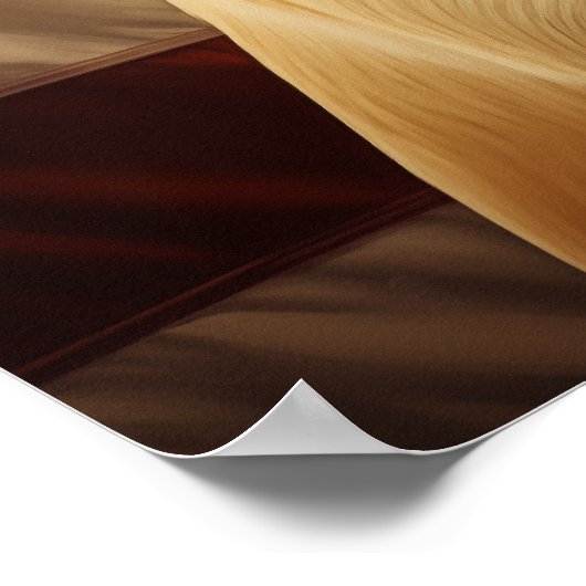 Poster drapeau américain Labrador (Coin)