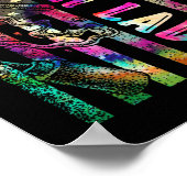 Poster Drapeau Américain Lady Retour À L'École Chef Cook (Coin)