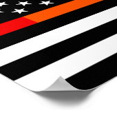 Poster Drapeau américain LGBTQ (Coin)