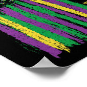 Poster Drapeau américain Mardi Gras Costu (Coin)