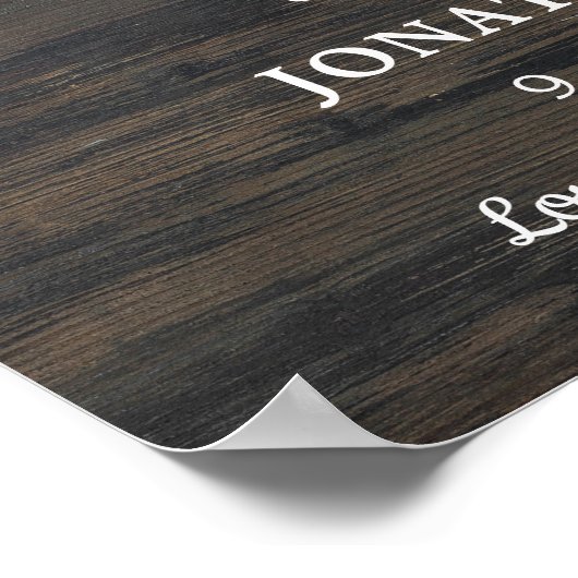 Poster Drapeau américain Mémorial patriotique Photo Funér (Coin)