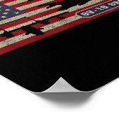 Poster Drapeau américain Ov-10 d'observation de Bronco (Coin)