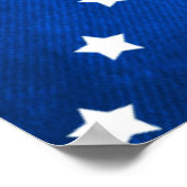 Poster Drapeau américain par Shirley Taylor (Coin)