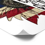 Poster Drapeau Américain Patriote Maison De La Liberté Gr (Coin)