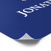 Poster Drapeau américain patriotique mémorial photo funér (Coin)