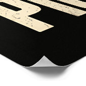 Poster Drapeau américain Pickleball (Coin)