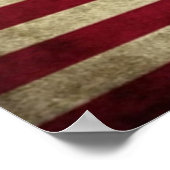 Poster Drapeau américain - Signification des couleurs (Coin)