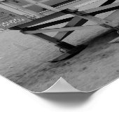 Poster Drapeau américain sur la lifeguard Shack (Coin)