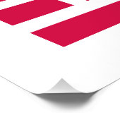 Poster Drapeau Américain USA (Coin)