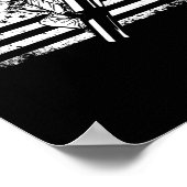 Poster Drapeau américain Vêtements de snowboard - Snowboa (Coin)