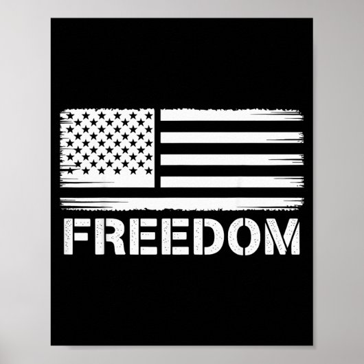 Poster Drapeau américain vintage Dom (Devant)