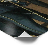 Poster Drapeau américain Vintage Marine peinture Art (Coin)