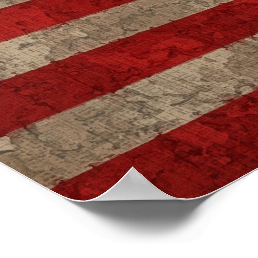 Poster Drapeau américain - xdiste (Coin)