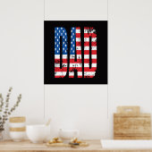 Poster drapeau american dad (Cuisine)