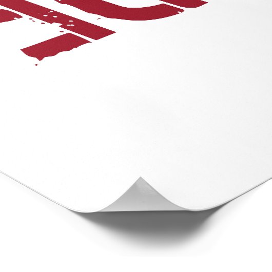 Poster Drapeau American Made, États-Unis (Coin)