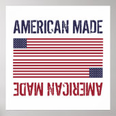Poster Drapeau American Made, États-Unis (Devant)
