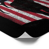 Poster Drapeau - American Retro (Coin)