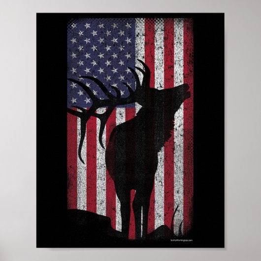 Poster Drapeau - American Retro (Devant)