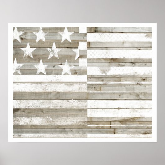 Poster Drapeau Americana (Devant)
