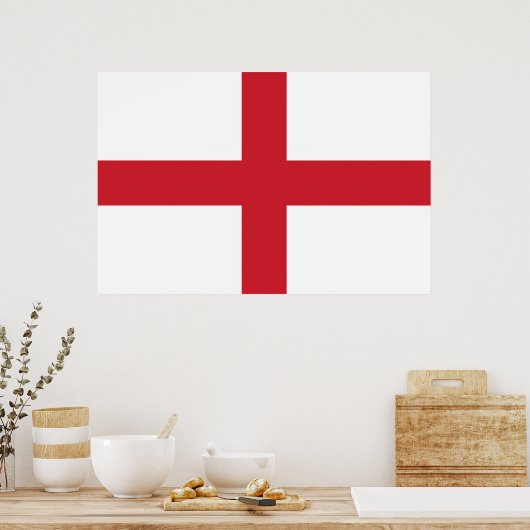 Poster Drapeau Angleterre (Cuisine)