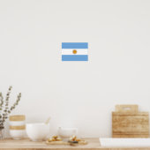 Poster Drapeau Argentine (Cuisine)