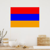 Poster Drapeau Arménie (Cuisine)